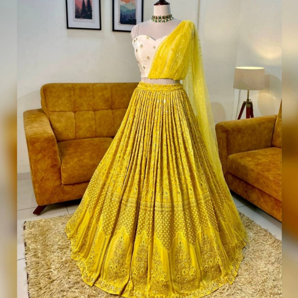 Sunshine Yellow Lehenga Choli
